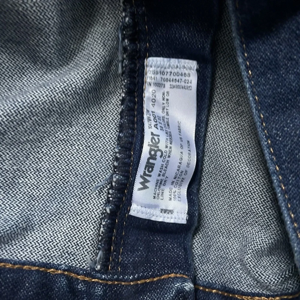 Wrangler 47MWZ Jeans Mens 38x32 Cowboy Cut Reg Fit Rodeo Jeans